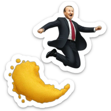 tayyip erdoğan jump sticker