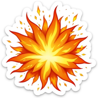 explosion sticker