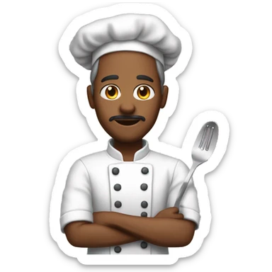 The cook has the spoon sticker