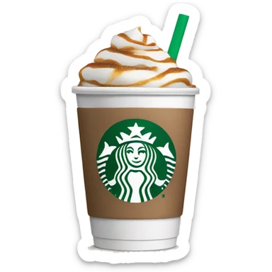 Starbucks drink sticker