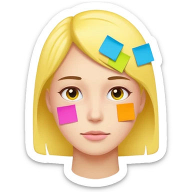 Fais-moi demain coller les unes à côté des autres. sticker