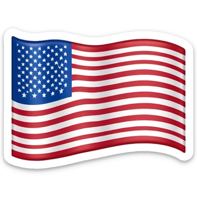 usa bandera sticker