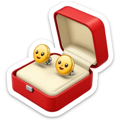 Earrings (in red box, front view) – Ivory, no need to add face or emoji sticker