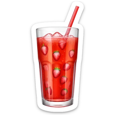 hyper sparkle strawberry  Fanta  sticker