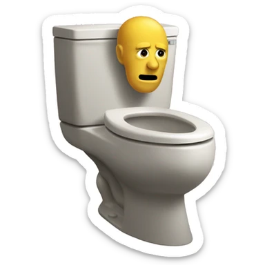 skibidi toilet titan sticker