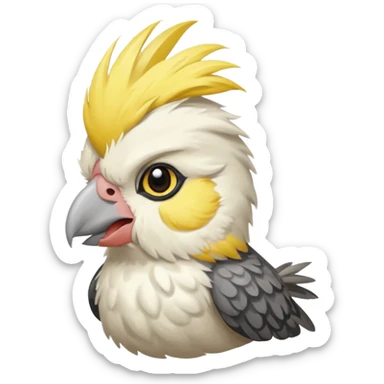 cockatiel bird sticker