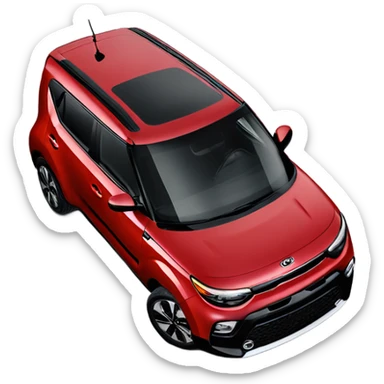 2020 kia soul got black with red  sticker