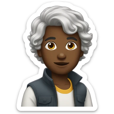 Garçon métisse sticker