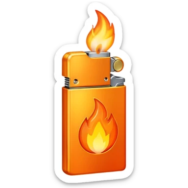 Lighter sticker
