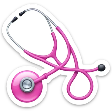 Pink Stethoscope  sticker