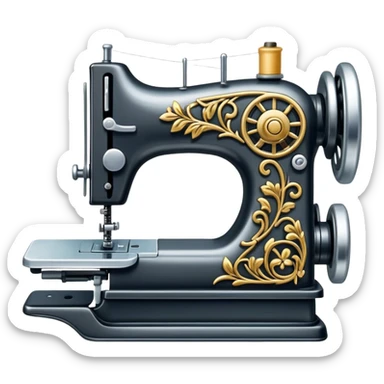 Sewing machine presser foot sticker