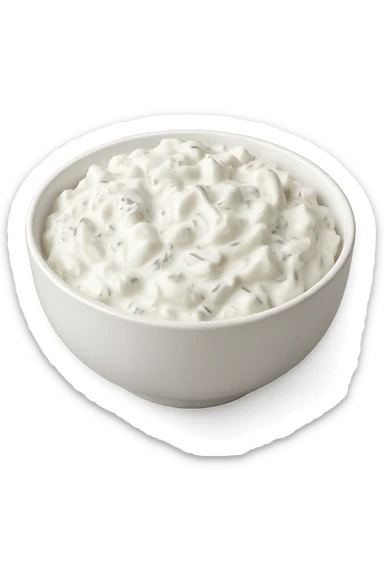 bowl di insalata bianca sticker