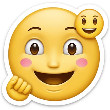 reaction bar from Facebook make it HAHA emoji all sticker