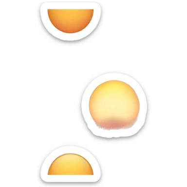 sun with pretty sunset or sunrise on a cold morning sticker