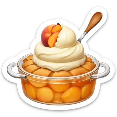Peach cobbler  sticker