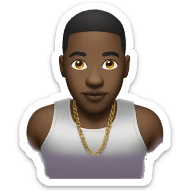 hip hop african american sticker