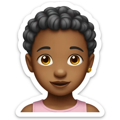 mixed baby with bug ears like dumbo sticker