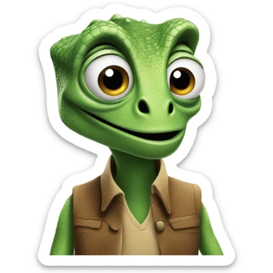Rango lookin surprised  sticker