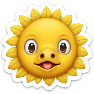 Une autruche la tête dans le sol  sticker