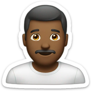 A man is using Instagram sticker