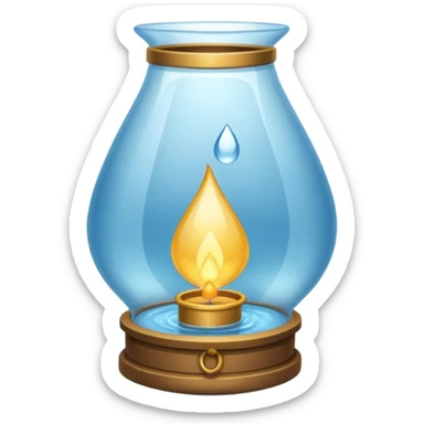 Water Lantern more water drop inside lantern sticker
