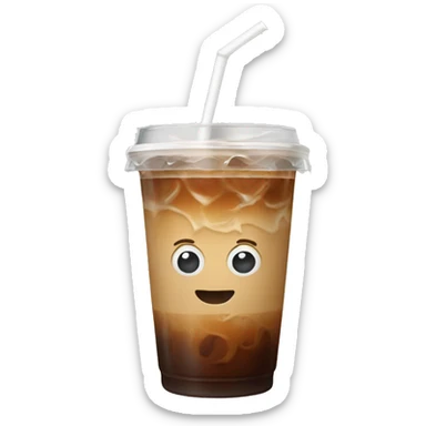 iced coffee  sticker