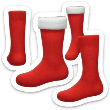 Red socks sticker