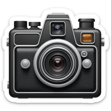 aestetic camera cottage core sticker