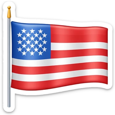 Bandera con tres franjas sticker