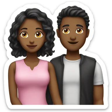 Girl with your boyfriend sticker