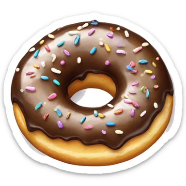 vanilla donut  sticker
