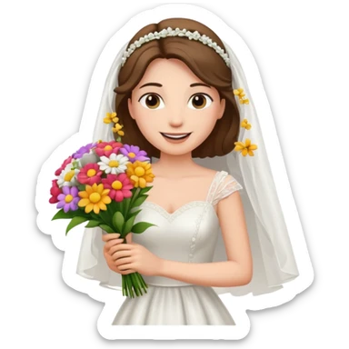 Man bride sticker