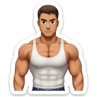 friendly thug 52 walks in mirage bar  sticker