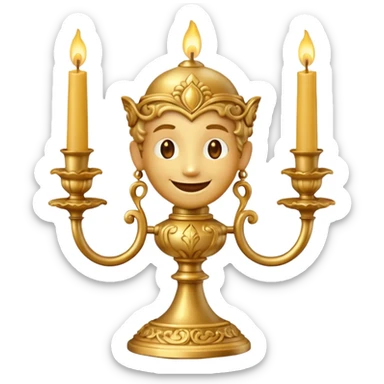 Character in Beauty and the Beast: Candlestick Lumia sticker