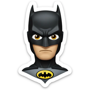 Serious batman sticker