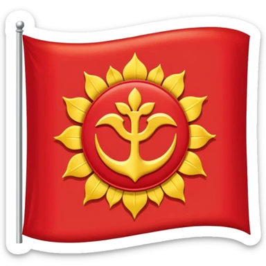 Jain flag sticker