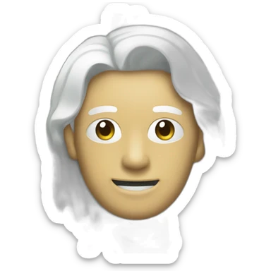 Dolar de costado con alitas blancas sticker