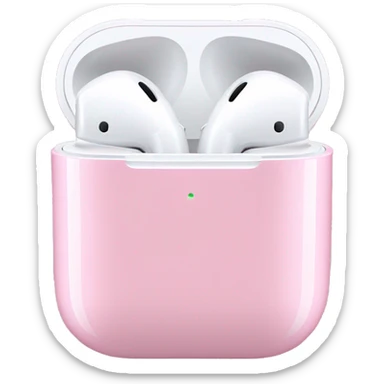 Pink AirPods  sticker