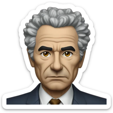 Aldo Moro angry sticker