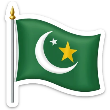 Flag of Azad Kashmir sticker