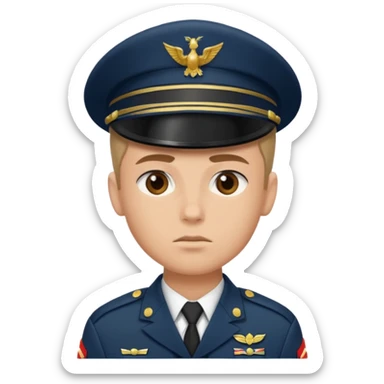 человек солдат sticker