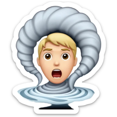 Tornado that sucks up children  sticker