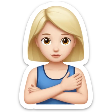 Younger out which arms to the side sticker