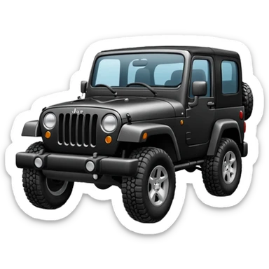 Black Jeep sticker