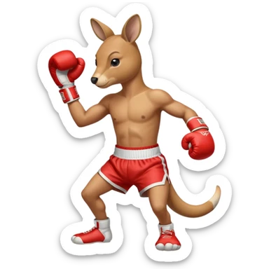 Kangaroo with boxing shorts






 sticker