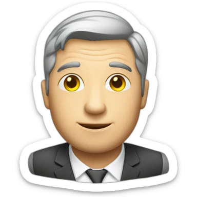 A man with lots of money sticker