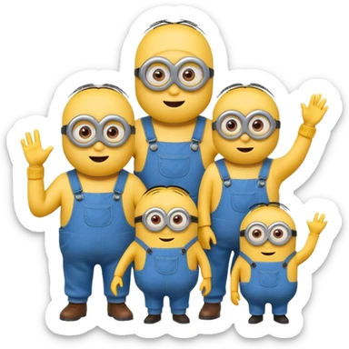 gru minions sticker