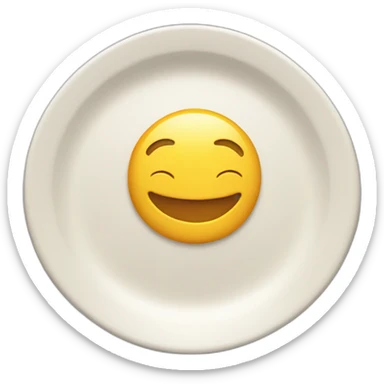 dinner plate sticker