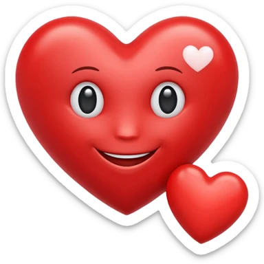 Smiling heart with “I love my QSI Family sticker