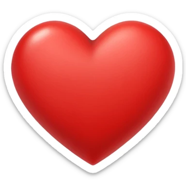 red pencil style draw heart sticker